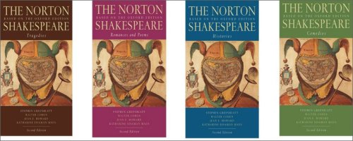 Beispielbild fr The Norton Shakespeare: Based on the Oxford Edition (Second Edition) (Vol. Four-Volume Genre Paperback Set) zum Verkauf von Isle Books