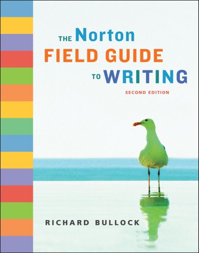 Beispielbild fr The Norton Field Guide to Writing zum Verkauf von Better World Books