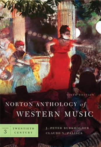 Beispielbild fr The Norton Anthology of Western Music zum Verkauf von Better World Books