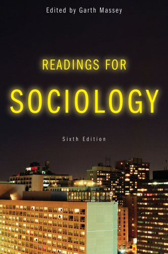 Stock image for Readings for Sociology for sale by SecondSale