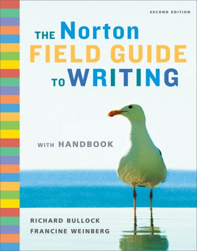 Beispielbild fr The Norton Field Guide to Writing zum Verkauf von Better World Books