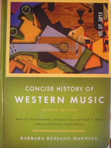 Beispielbild fr Concise History of Western Music [With Access Code] zum Verkauf von ThriftBooks-Atlanta