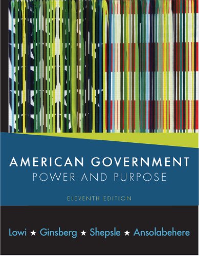 Beispielbild fr American Government : Power and Purpose zum Verkauf von Better World Books