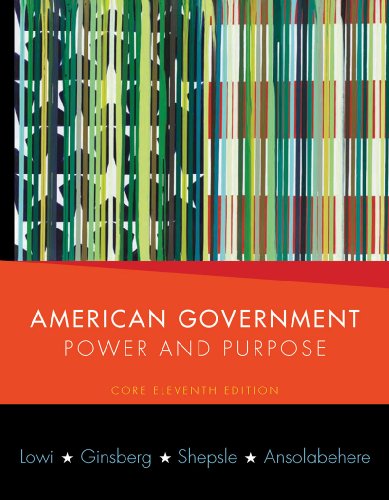 Beispielbild fr American Government: Power and Purpose zum Verkauf von Textbooks_Source