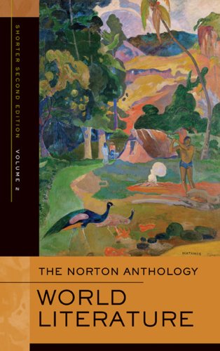 Beispielbild fr The Norton Anthology of World Literature: 2 (Shorter Second Edition) zum Verkauf von SecondSale