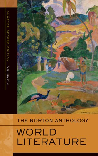Imagen de archivo de The Norton Anthology of World Literature: 2 (Shorter Second Edition) a la venta por Ergodebooks