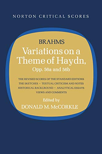 9780393933628: Variations on a Theme of Haydn: Norton Critical Score