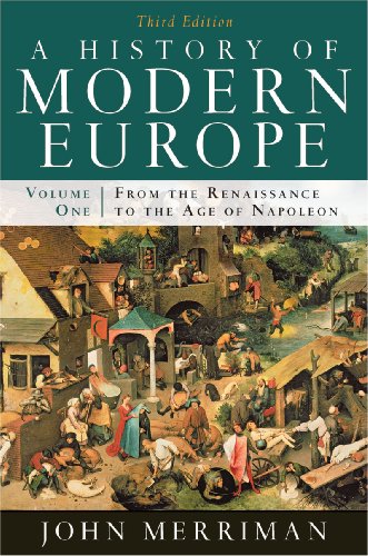 9780393933840: A History of Modern Europe: From the Renaissance to the Age of Napoleon
