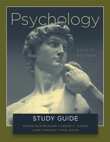 Imagen de archivo de Study Guide: for Psychology, Eighth Edition a la venta por Your Online Bookstore