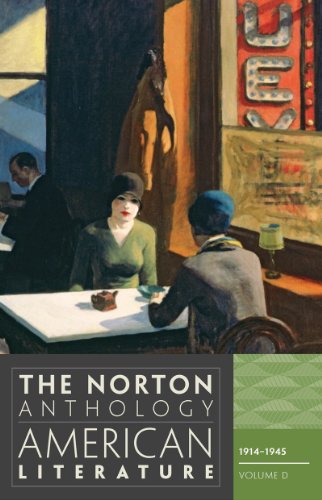 Stock image for The Norton Anthology Of American Literature, 1914-1945, Volume D, Eighth Edition (2012 Copyright) for sale by ~Bookworksonline~