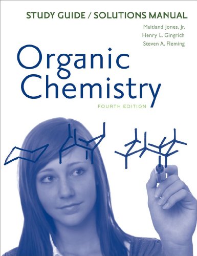 Imagen de archivo de Study Guide/Solutions Manual: for Organic Chemistry, Fourth Edition a la venta por Your Online Bookstore