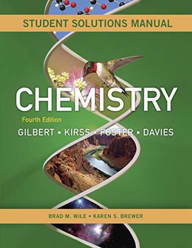 Beispielbild fr Student's Solutions Manual : For Chemistry: the Science in Context, Fourth Edition zum Verkauf von Better World Books