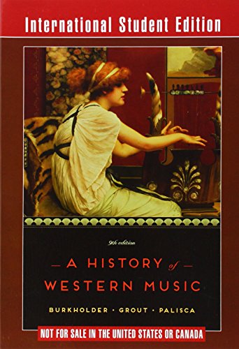 Imagen de archivo de A History of Western Music a la venta por AwesomeBooks