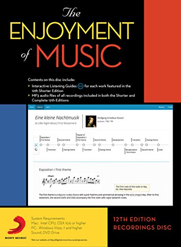 Imagen de archivo de The Enjoyment of Music, 12th Edition a la venta por SecondSale