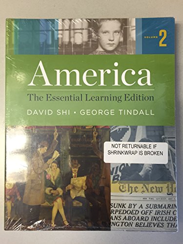 9780393938036: America: The Essential Learning Edition (Vol. 2)