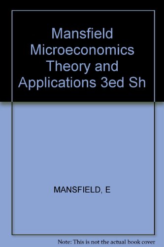 Beispielbild fr Microeconomics: Theory and applications zum Verkauf von Wonder Book