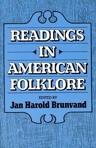 Stock image for Readings in American Folklore for sale by Better World Books: West