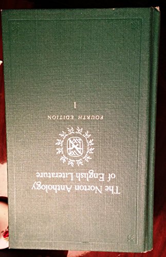9780393950397: Norton Anthology of English Literature: v. 1 (The Norton Anthology of English Literature)