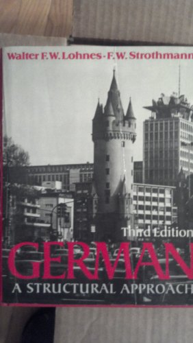 Imagen de archivo de German : A Structural Approach a la venta por Better World Books