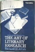 9780393951769: ART OF LITERARY RESEARCH 3E CL