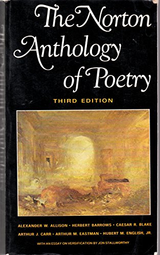 Beispielbild fr Norton Anthology of Poetry zum Verkauf von HPB-Emerald