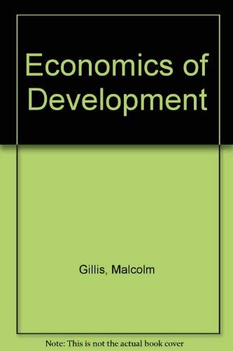 Imagen de archivo de Economics of Development a la venta por Les Livres des Limbes
