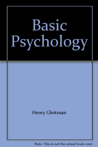 Basic Psychology (9780393953411) by Henry Gleitman