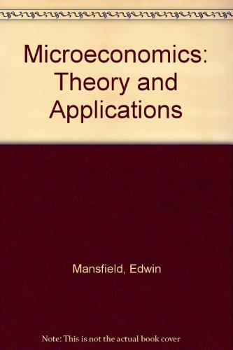 Imagen de archivo de Microeconomics: Theory and Applications a la venta por WorldofBooks