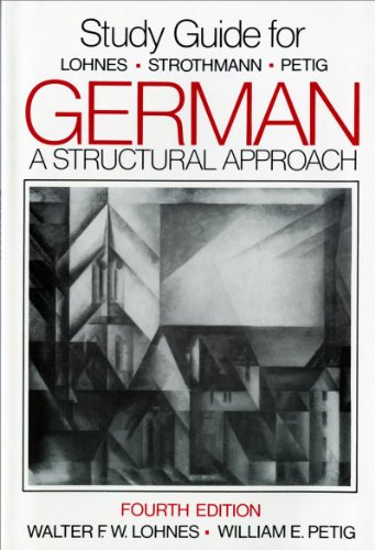 Imagen de archivo de Study Guide for German: A Structural Approach, 4th Edition a la venta por BooksRun