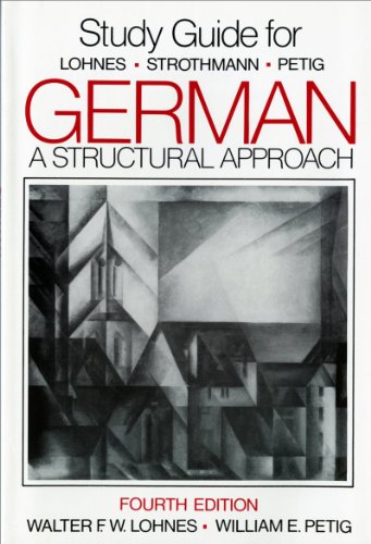 Stock image for Study Guide for German: A Structural Approach, 4th Edition for sale by BooksRun