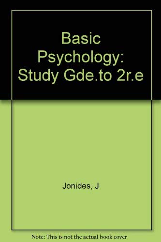 Imagen de archivo de Gleitman, Basic Psychology Study Guide a la venta por Irish Booksellers
