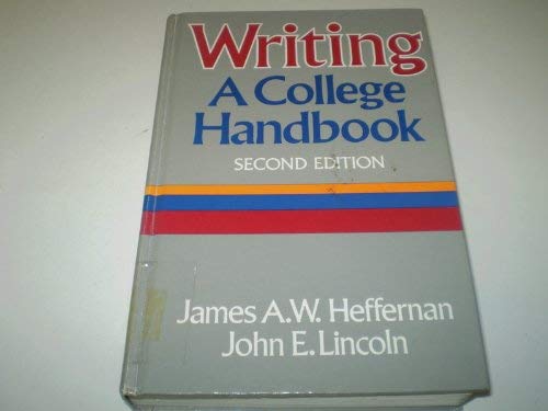 Stock image for Writing: A College Handbook for sale by BookHolders