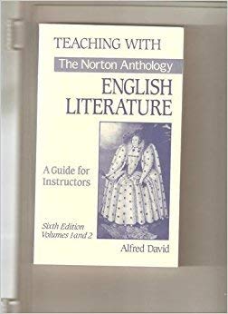 9780393955163: Teaching with the Norton Anthology English Literature, a Guide for Instructors, Fifth Edition