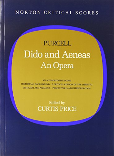 Imagen de archivo de Dido and Aeneas: An Opera (Norton Critical Score) a la venta por Goodwill of Colorado
