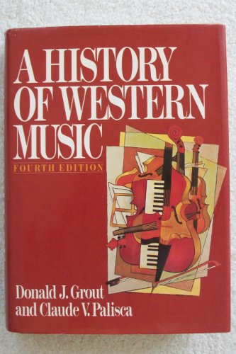 Imagen de archivo de A History of Western Music a la venta por HPB-Diamond