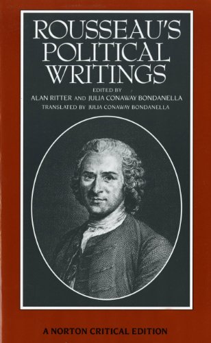 Imagen de archivo de Rousseau's Political Writings: Discourse on Inequality, Discourse on Political Economy, On Social Contract (Norton Critical Editions) a la venta por SecondSale