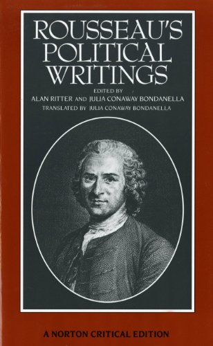 Stock image for Rousseau's Political Writings: Discourse on Inequality, Discourse on Political Economy, On Social Contract: A Norton Critical Edition (Norton Critical Editions) for sale by ZBK Books