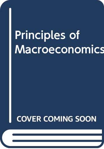 Beispielbild fr Principles of Macroeconomics zum Verkauf von Better World Books