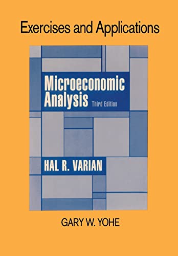 9780393957372: Exercises and Applications for Microeconomic Analysis (Revised)