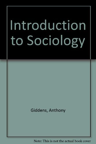 Stock image for An Introduction to Sociology for sale by Better World Books