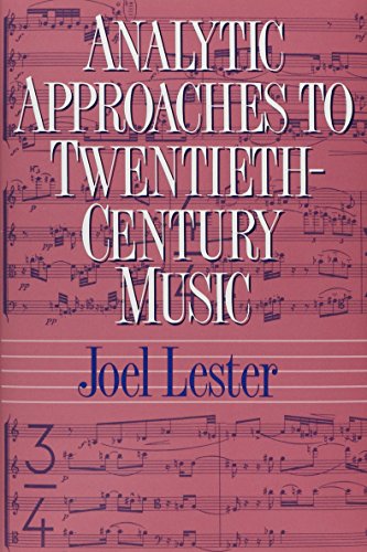 9780393957624: Analytic Approaches to Twentieth-Century Music
