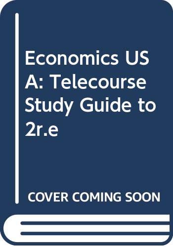 Stock image for Economics USA for sale by Wonder Book