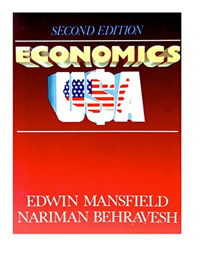 Stock image for Economics USA for sale by Wonder Book