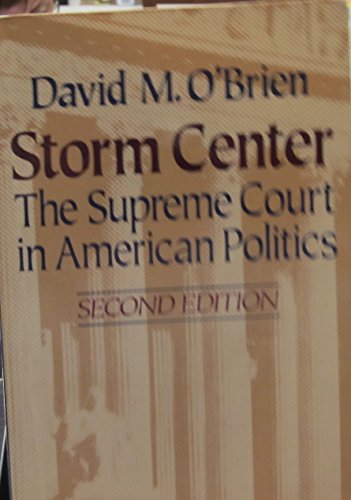 Beispielbild fr Storm Center: Supreme Court in American Politics zum Verkauf von Wonder Book