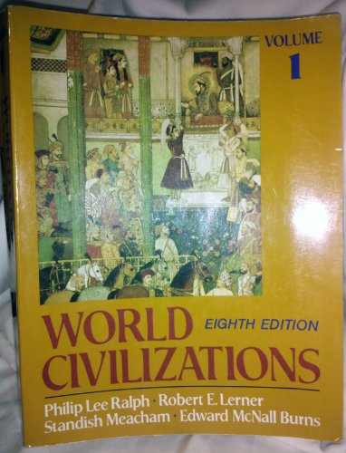 Beispielbild fr World Civilizations, Their History and Their Culture zum Verkauf von ThriftBooks-Atlanta