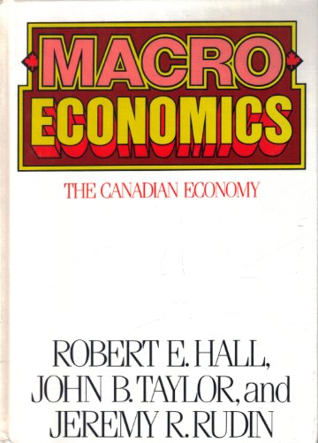 Beispielbild fr Macroeconomics: The Canadian Economy zum Verkauf von Buchpark
