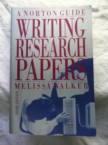 9780393959437: Writing Research Papers: A Norton Guide