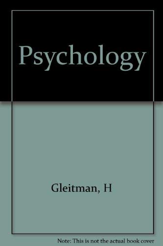 Imagen de archivo de Psychology a la venta por Better World Books: West