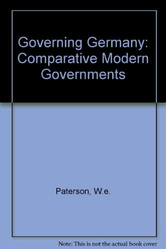 9780393960419: Governing Germany