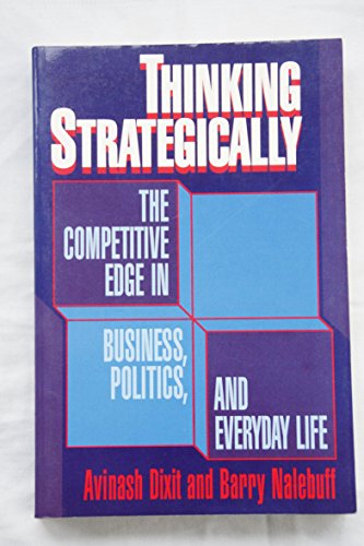 Imagen de archivo de THINKING STRATEGICALLY 1E PA a la venta por Versandantiquariat Felix Mcke